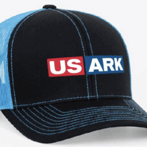 Trucker SnapBack Hat Black/Blue